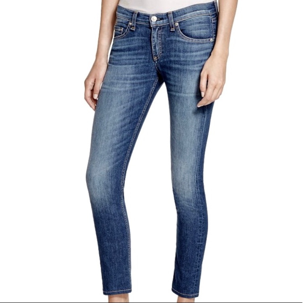 Rag & Bone Capri Ankle Jean in Rae, Size 27